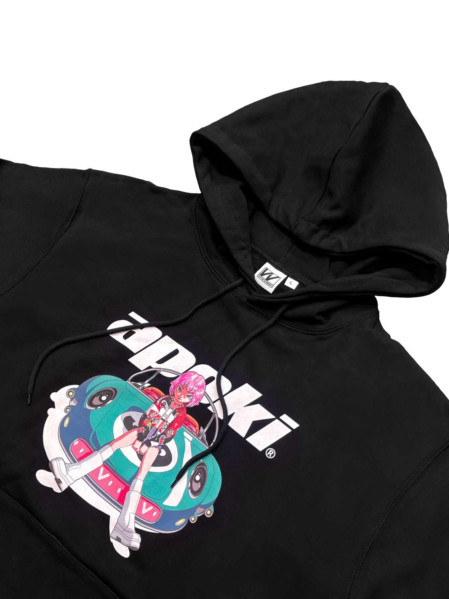 SHUT UP KISS ME Hoodie Black